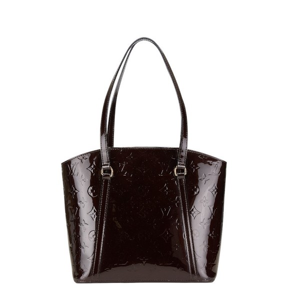 Louis Vuitton Shoulder Patent Amarante MM Avalon Vernis Bag Purple - Picture 1 of 8